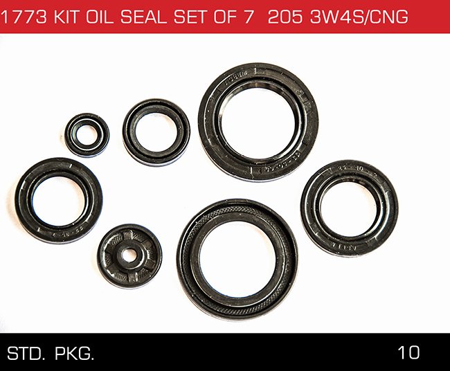 1773 KIT OIL SEAL SET OF 7 205 3W4S CNG 1773 KIT OIL SEAL SET OF 7 205 3W4S CNG